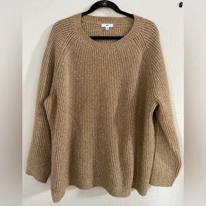 BP. Plaited Stitch Crewneck Sweater (Plus Size) 2x